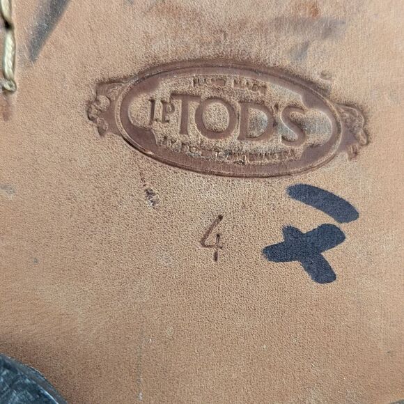 VTG Tod's Leather Loafers Old Money Luxury Preppy Academia Countryside Coastal 5 - Picture 12 of 12